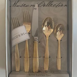 Designer Silverware Set for 12
